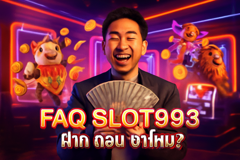 FAQ SLOT993 — ฝาก ถอน ถอนเงินช้าไหม?